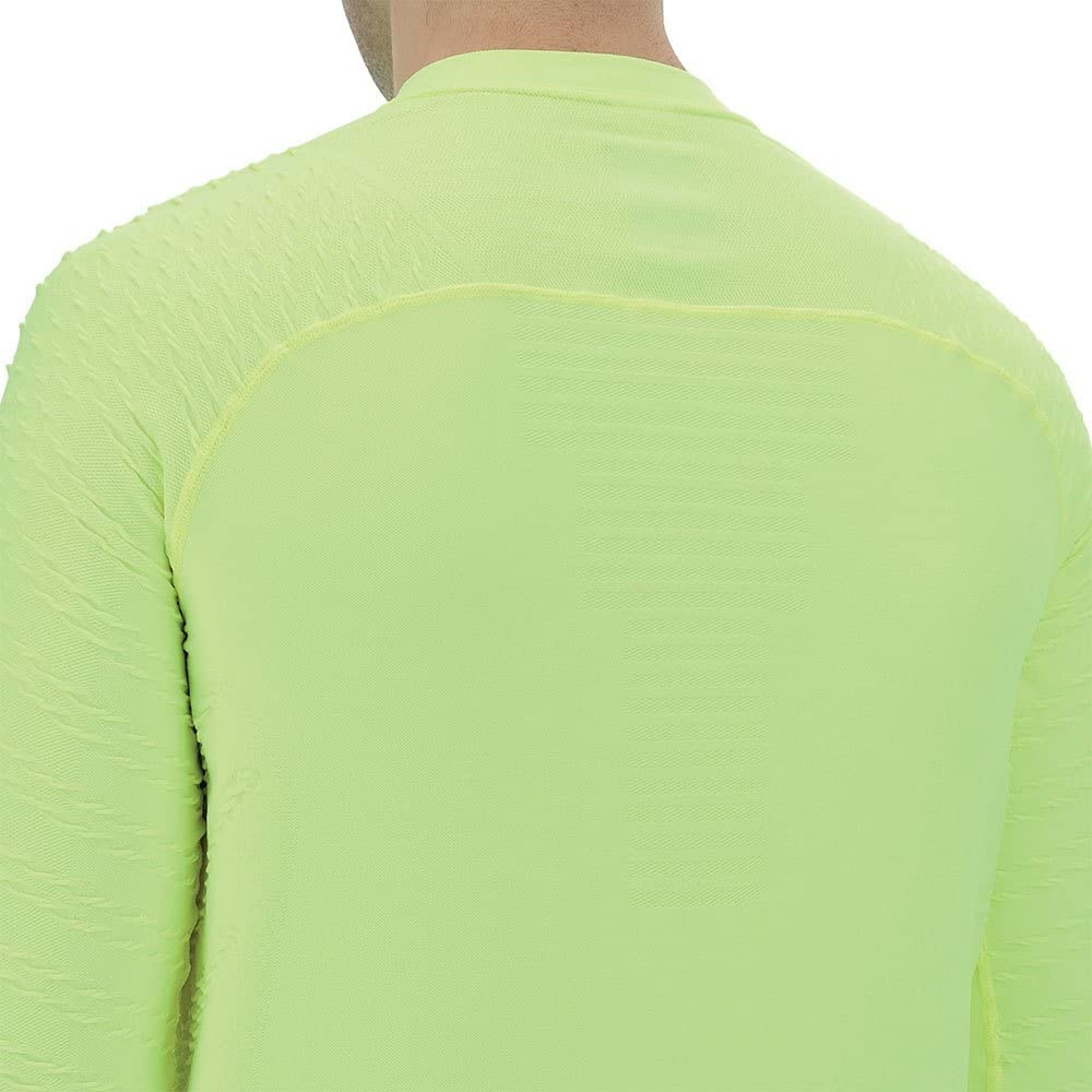 UYN Męska koszulka z długim rękawem o102093 (1 opakowanie), Żółty Fluo, XXL