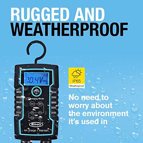 Ring Automotive RSC804 smart car battery charger 6v 12v 4A
