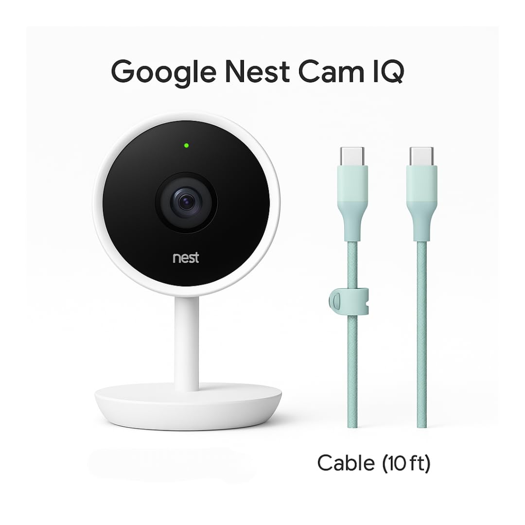 Amazon.com : Google Nest Cam IQ Indoor Security Camera