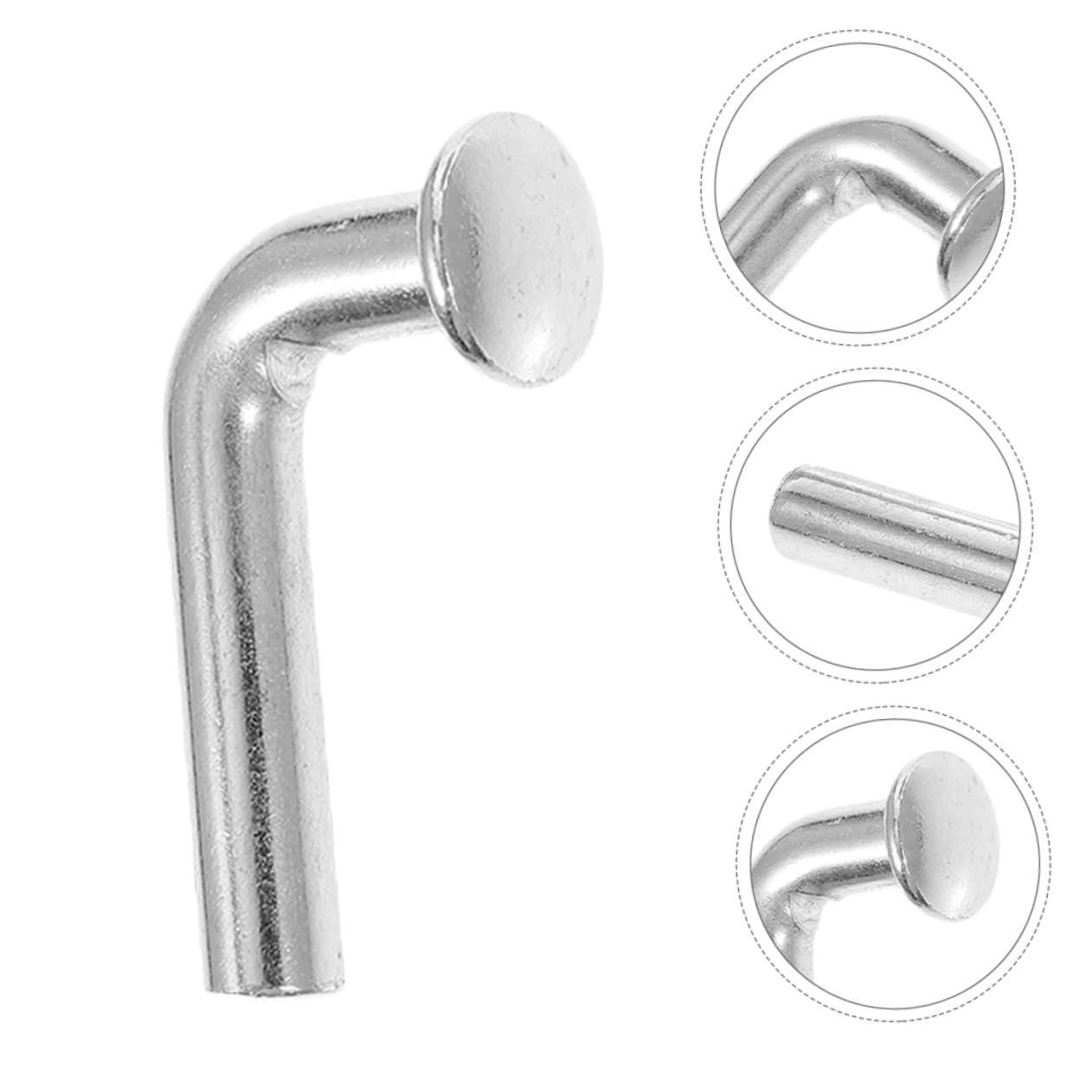 100 Sztuk Szt Kształtny Heavy Duty Bolt z Żelaza Zabezpieczający Drop Bolt Do Regałów Paletowych Pin Do Magazynu i Domowego Systemu Półek