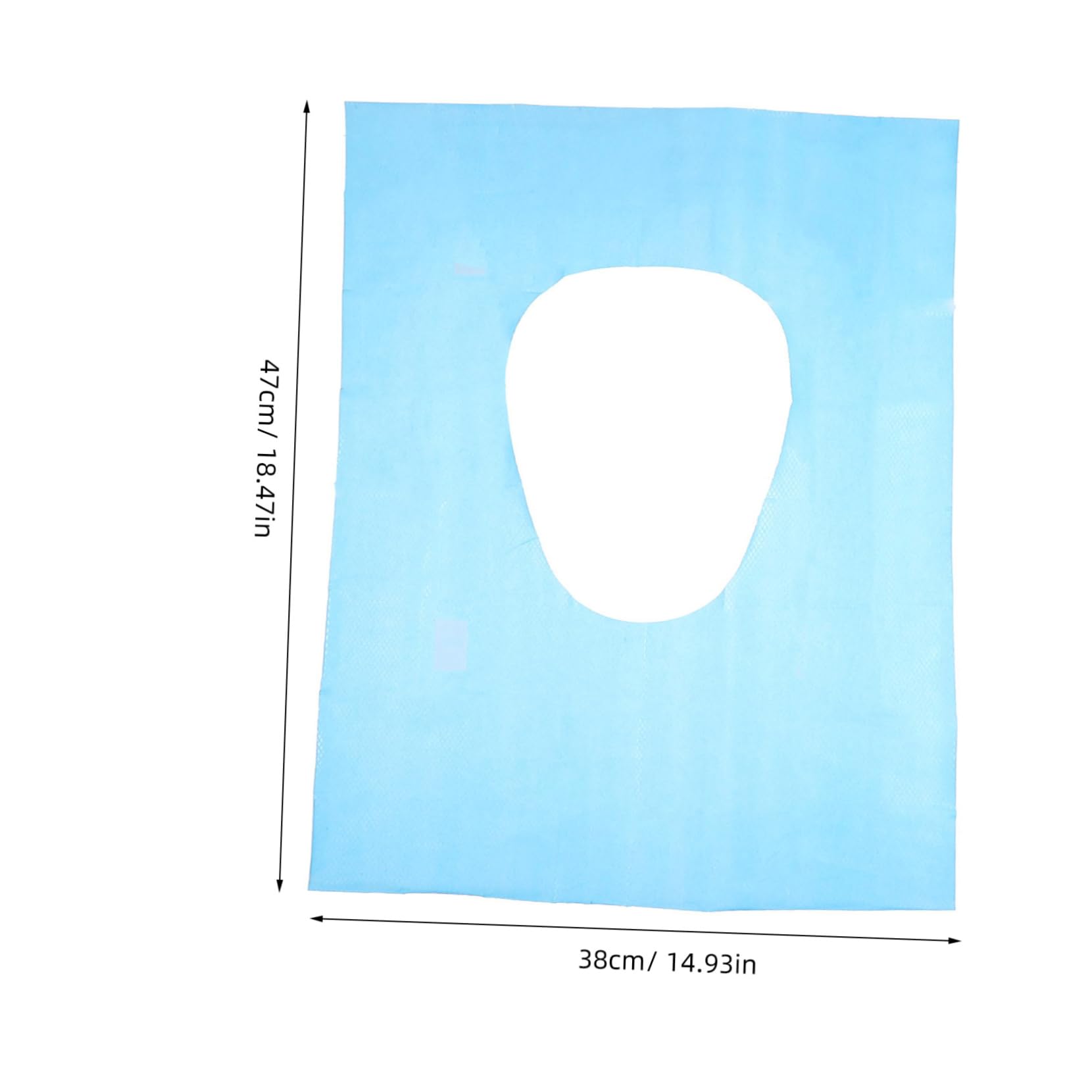 STOBAZA Toilet Seat Cover 18pcs Pe Film Paper Waterproof Mat Portable Cushion Disposable Pad for Ages