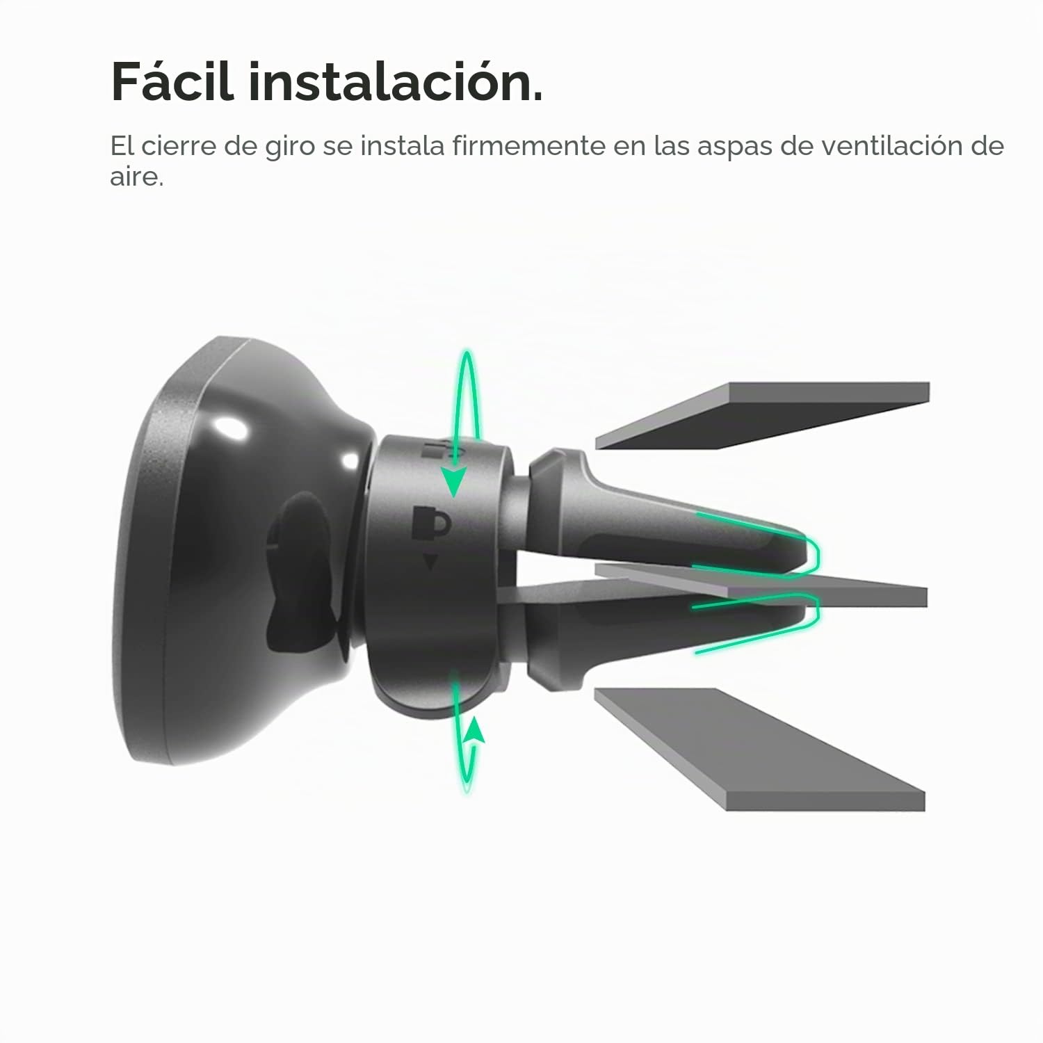 iOttie iTap 2 Magnetic Air Vent Car Mount Halterung für iPhone XS Max R 8 Plus 10 W für Samsung Galaxy S10 E S9 S8 Plus Edge, Hinweis 9