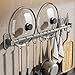 Dxcaicc Kitchen Utensil Rack Wall Mount,Kitchen Utensil Hanger Holder,Space Saving Hooks for Kitchen,Kitchen Organizer Hooks,Utensil Holder,for Knives,Mug,Grey,10Hook