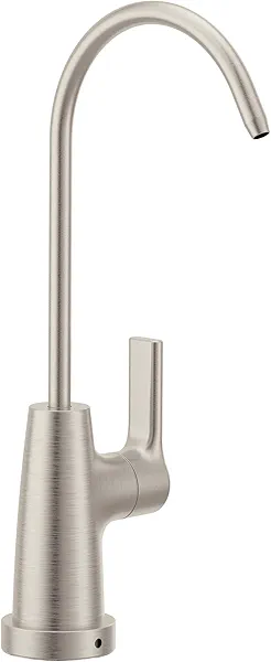 Moen Sip Spot Resist Stainless Traditional Drinking Water Beverage Faucet with Optional Filtration System, F7620SRS