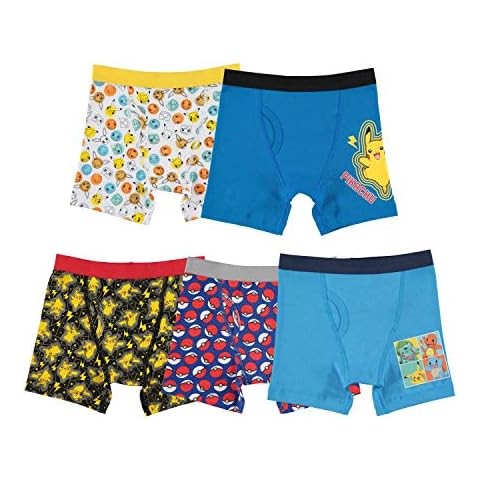 Pokémon Boys' Boxer Briefs Multipack with Characters Cover