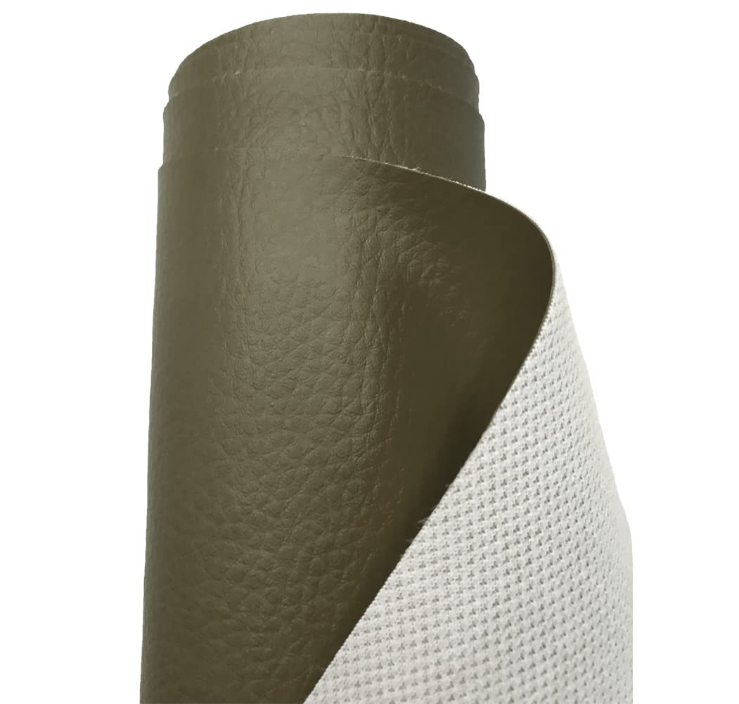A-Express Grained Faux Leather Fabric Waterproof Heavy Duty Leatherette Vinyl Leathercloth Upholstery Textured Material