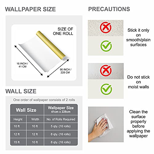 Image of Amazon Brand - Solimo PVC Self-Adhesive Wallpaper, Modern Art Design, 41cm x 4.56m