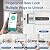 BIWIBON Fingerprint Door Lock, 5 in 1 Finger Print Door Knob with Smart APP/Fingerprint/IC Cards/Password/Backup Keys, Smart Door Knob with Keypad for Bedroom, Office, Apartment, Square Silver