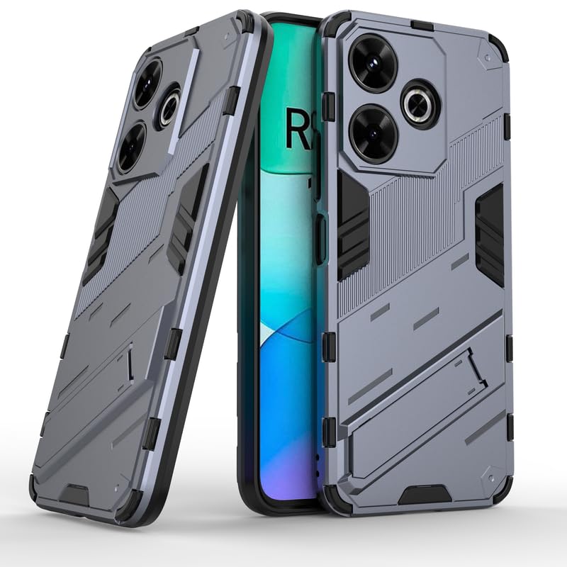 Casodon Rugged Hard Back Case Cover for Mi Redmi 13 5G - Military-Grade Armor with Screen & Camera Guard, Dual-Layer Shockproof Design, Raised Edges, and Built-in Kickstand - Space Gray (B0DDCVFJPN) Amazon Price History, Amazon Price Tracker