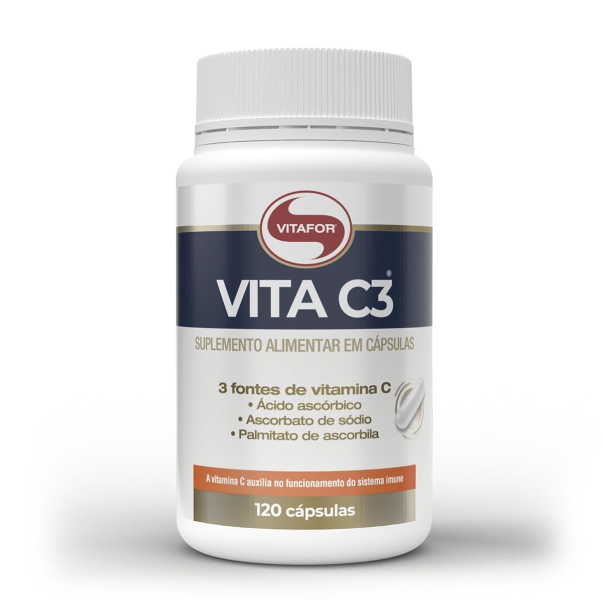 Kit 2 Vita C3 Vitamina C Vitafor 120 Cápsulas em promoção! Veja a oferta e mais achadinhos de Vitaminas & Suplementos 3 Hoje é o melhor dia para comprar Kit 2 Vita C3 Vitamina C Vitafor 120 Cápsulas com aquele preço maroto! Promoção! Aproveite a oferta! 3