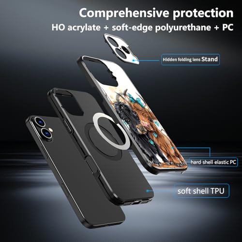 Coque antichoc Samsung S25 Ultra double couche avec anneau aimanté et béquille - 2