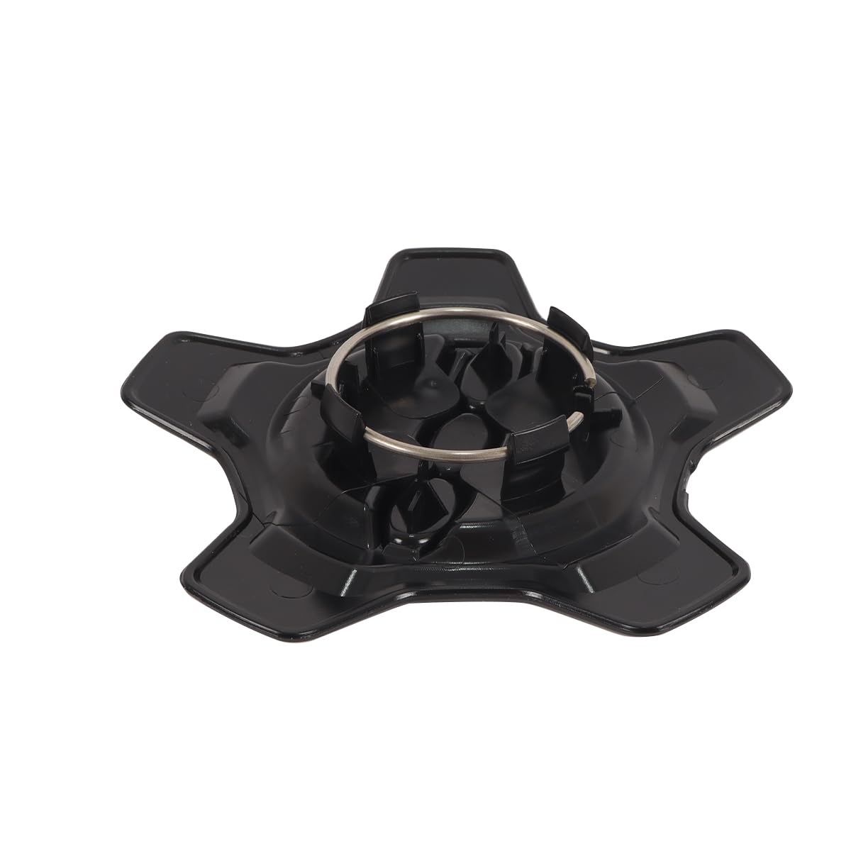 Coprimozzo Ruota Compatibile Con 500X 2016-2022 Sostituisce 735668196 735626312 735626311 (cornice Argento)