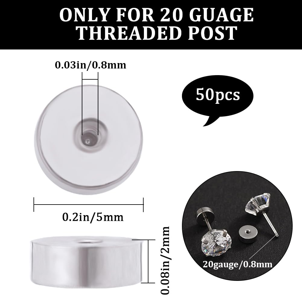 Orecchini Da Clip Non Forati Convertitori Per Orecchini A Clip - Set Da 48 Pezzi In Ottone E Silicone, Per Creare Orecchini Senza Foro Clip Per Orecchini Senza Buco