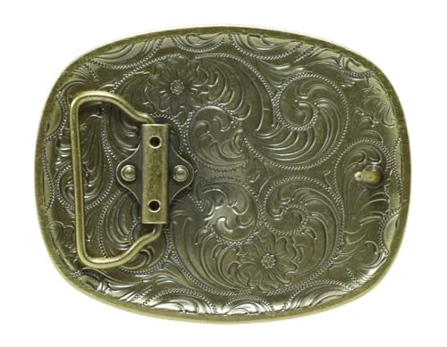 Image of Moranse Cross Cowboy Kneeling Prayer Horse Zinc Alloy Belt Buckles
