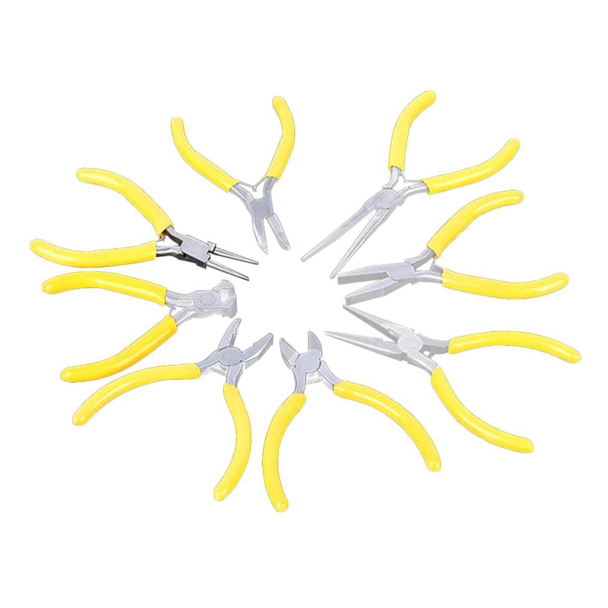 jojofuny Mini-pinces Diy 8 Pièces En Acier 12,7 Cm à Bec Effilé Ressort – Outils Pour Bijoux, Électronique Et Bricolage, Assortiment Complet Pour Travaux De Précision