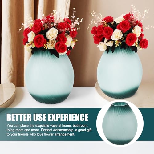 Vase en verre transparent décoratif petit soliflore pour fleurs - 8