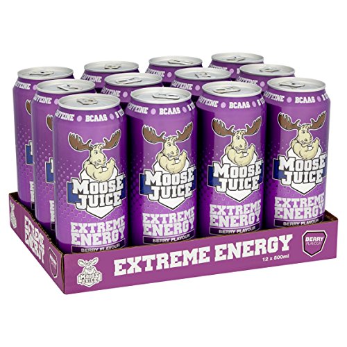Moose Juice Extreme Energy - Berry (12 x 500ml)
