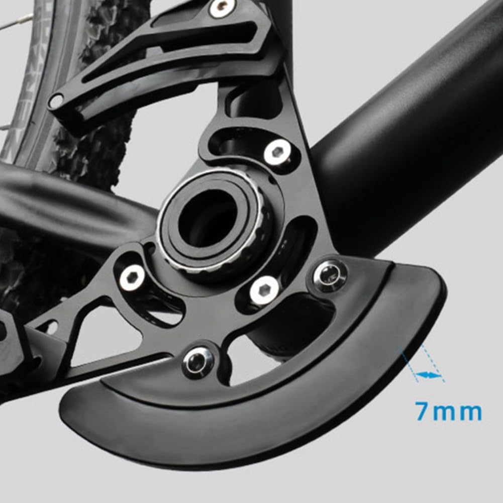 ReachMall Guida catena per stabilizzatore Per ISCG-03 05 BB 32-38T Leggero ABS Nylon Detriti Protezione Regolabile Mount Downhill Equitazione