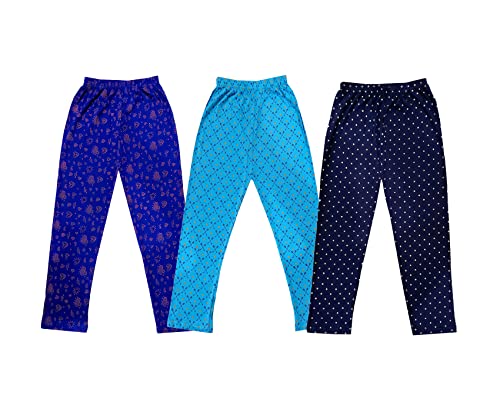 Image of KAYU Kids 100% Cotton Printed Capri for Girls - Regular Fit [Pack of 3]