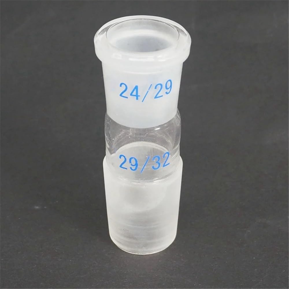 24/29 Buchse auf 29/32 Stecker Laborglas Reduzier-Transferadapter Glaswaren