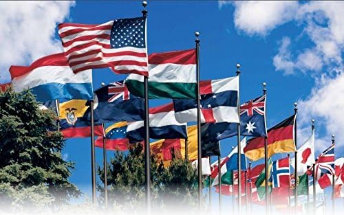 2x3 United Nations Member Set 2x3' Flags International 193 UN Countries Fade Resistant Double Stitched Premium Penant House Banner Grommets