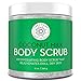 Pure Body Naturals Coconut Milk Body Scrub Exfoliator with Dead Sea Salt, 12 Ounce