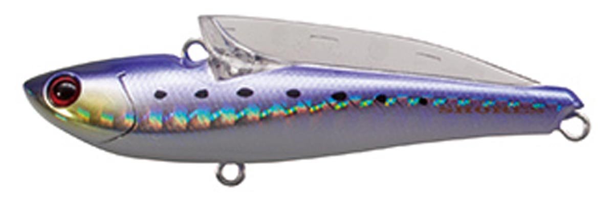 TackleHouse Vibration Shores Spino Vibe 2.8 inches (70 mm) 0.6 oz (16 g) HG Purple Sardine #22 SSV70 Lure