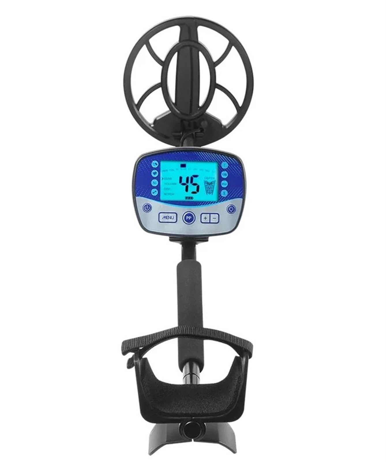 JVDDI Professional Underground Metal Detector 10.2 Inch Waterproof Coil Finder Portable High Sensitivity Metal Finder