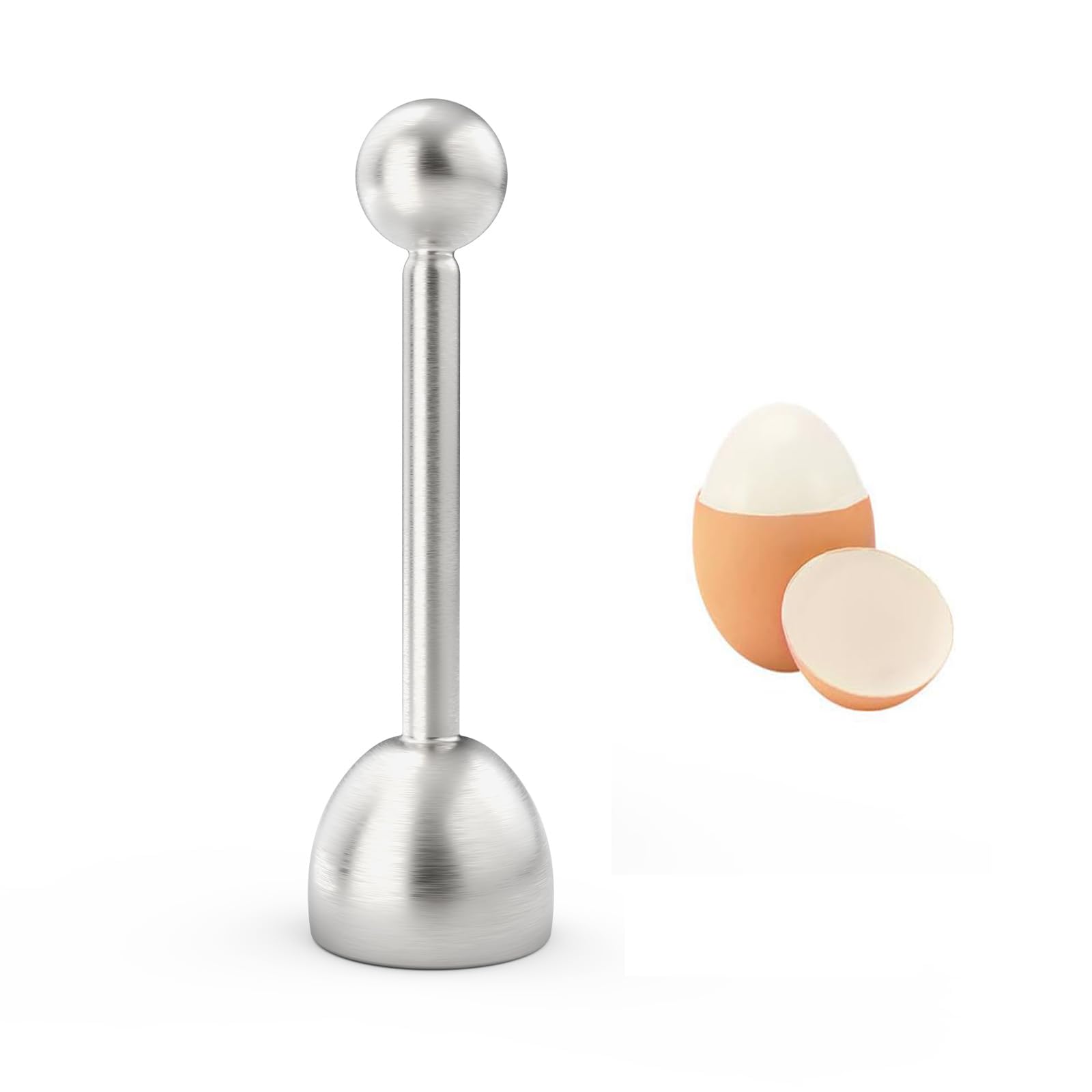 Ouvre-œufs En Acier Inoxydable - 2 Pièces (perce-œuf Et épluche-œuf) - Pour œufs Durs Et Mous - Maison Et Cuisine
