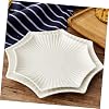 Healifty 1pc Elegant Sea Star Shape Plate Multi-functional for Pasta Bowl Snack Tray Breakfast Dish Party