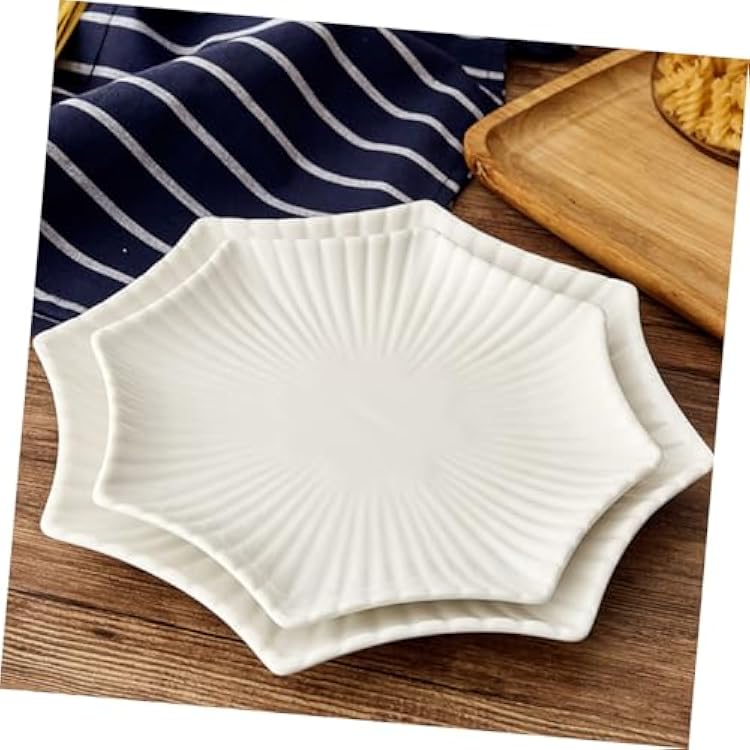 Healifty 1pc Elegant Sea Star Shape Plate Multi-functional for Pasta Bowl Snack Tray Breakfast Dish Party