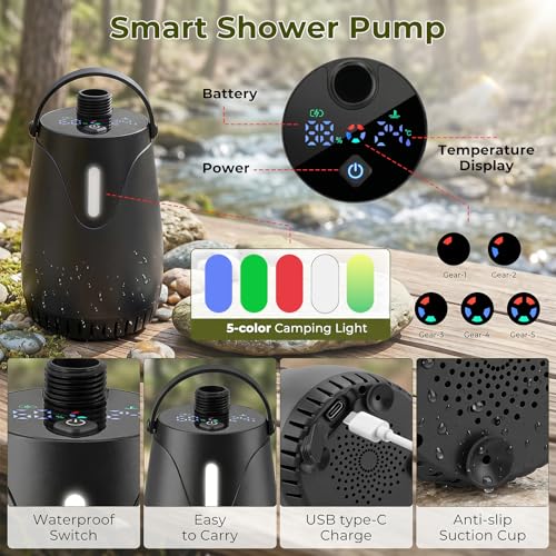 Portable Camping Shower Water Heater