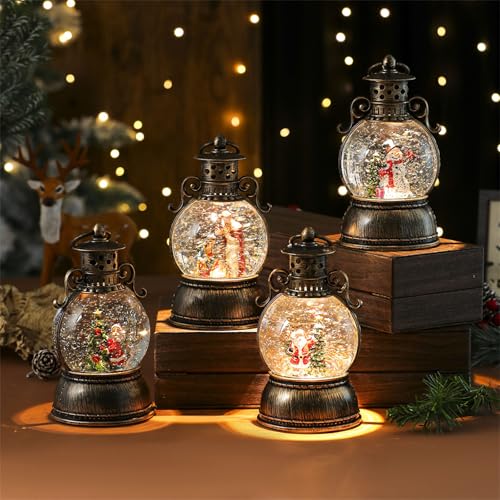 Décoration de Noël musicale PANGBOER le cadeau de table féerique - 4