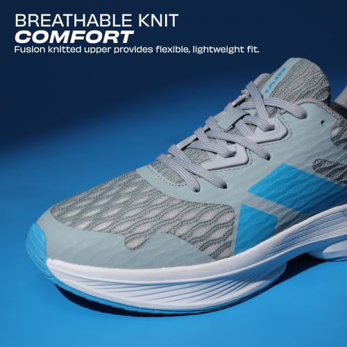 Image of Nivia Breeze Training Shoes for Men, Lightweight Lace‑Up Knit Upper, Duo‑Foam Comfort Midsole, Textured Rubber Outsole, Ideal for Gym, Running & Cross‑Training