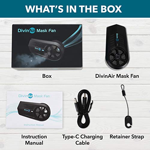 Divinair Face Mask With Fan - Reusable Breathable Masks thumb #7