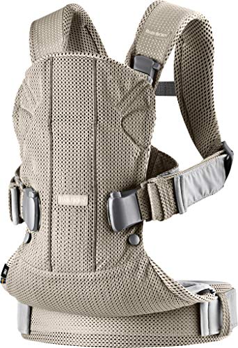 BABYBJÖRN New Baby Carrier One Air 2019 Edition, Mesh, Greige
