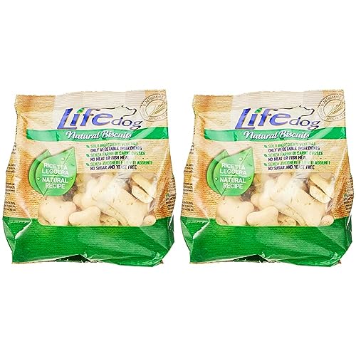 Life Dog 60002 Biscotti Ossi, 500 Grammi (Confezione da 2)