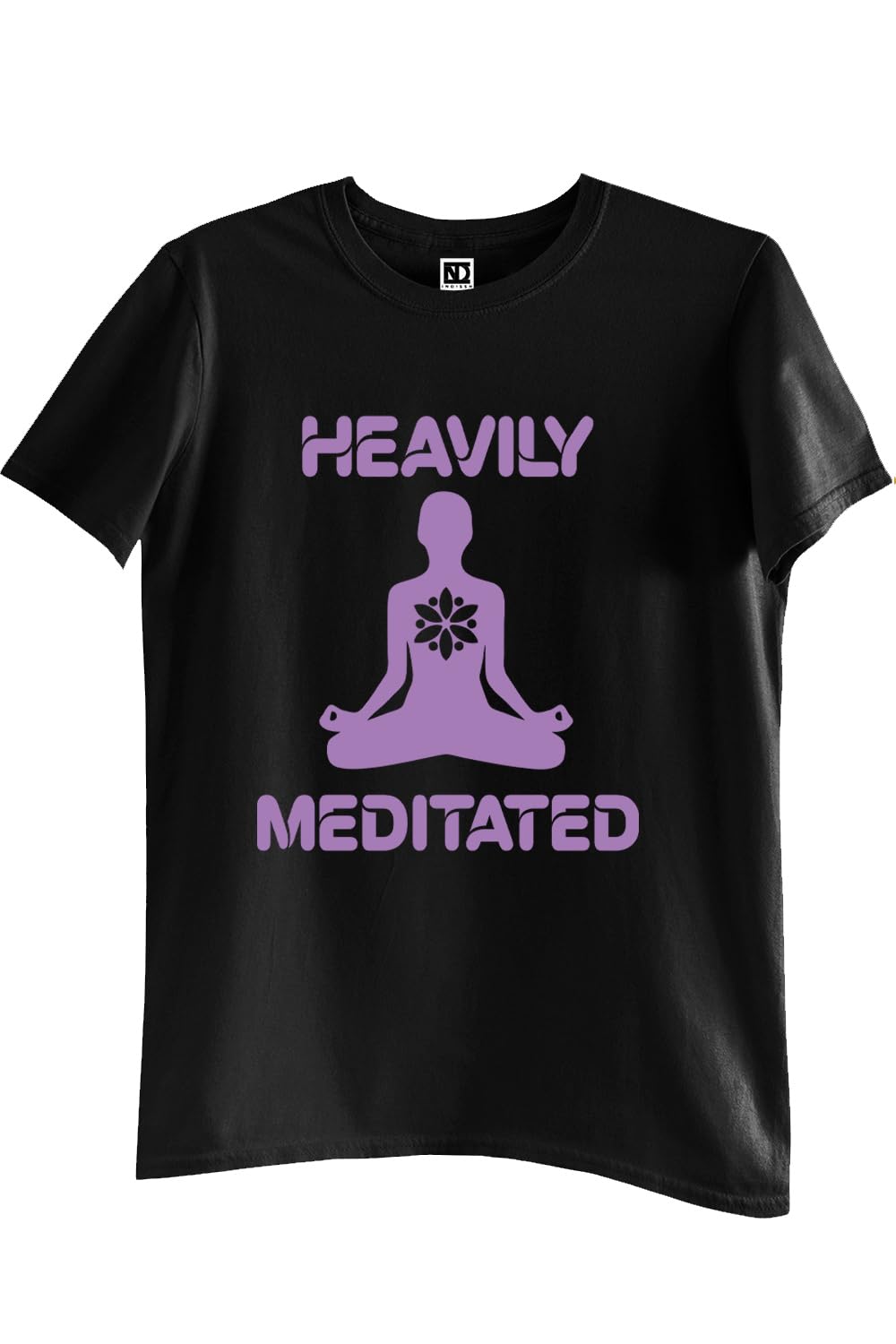 INDISSHWomen's Regular Fit Half-Sleeves YOGA23 Themed Garphic Printed Tshirt|Regular Wear T-Shirt for Women's| Pack of 1 T-Shirt|