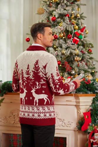 Coofandy Mens Christmas Cardigan Sweater Shawl Collar Knitted Xmas Knitwear | Festive Christmas Sweaters, Button Up Sweater, Holiday Cardigan, Ugly Sweater, Xmas Clothes, Fall Winter Fashion 2026 5 Coofandy Mens Christmas Cardigan Sweater Shawl Collar Knitted Xmas Knitwear | Festive Christmas Sweaters, Button Up Sweater, Holiday Cardigan, Ugly Sweater, Xmas Clothes, Fall Winter Fashion 2026 - Image 6