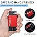 MightY Bear Car Window Breaker Seatbelt Cutter, 2-in-1 Car Emergency Tool, Underwater Glass Breaker for Traffic Accidents and Family Rescue - Red