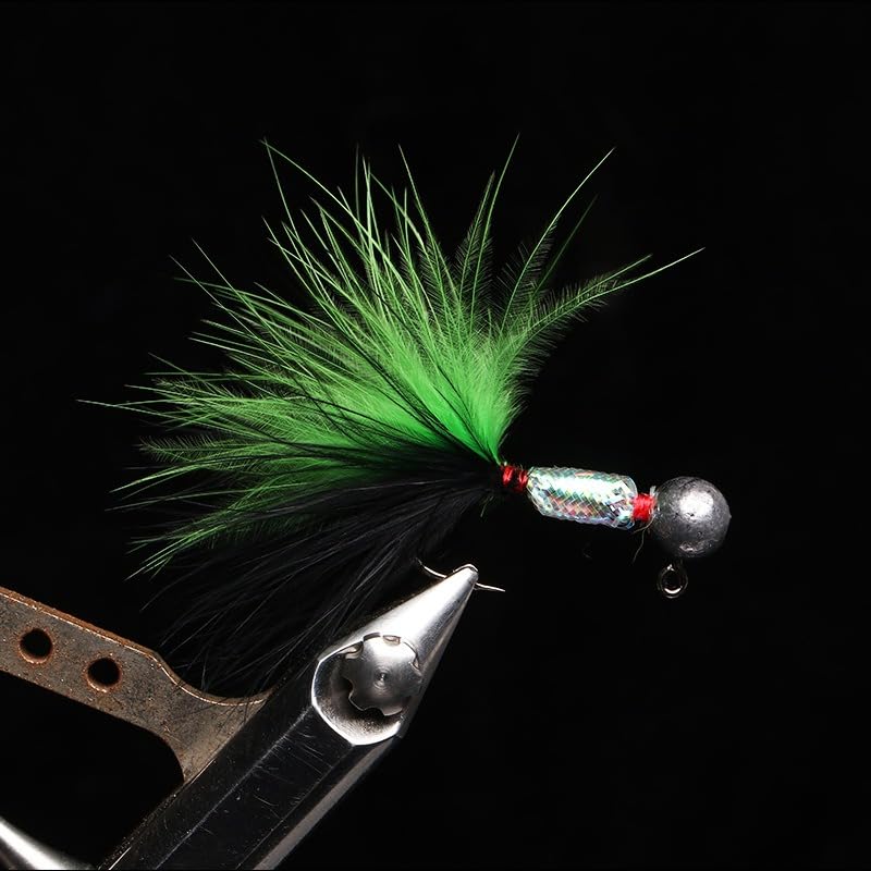 Material trenzado holográfico para moscas de pesca miniatura 4