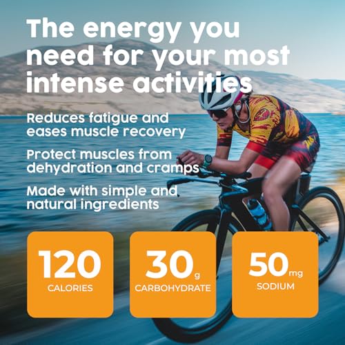 Image of Krono Nutrition Energy Gel - Sports Nutrition - Made with Natural Ingredients - 24 Count (Tropical)