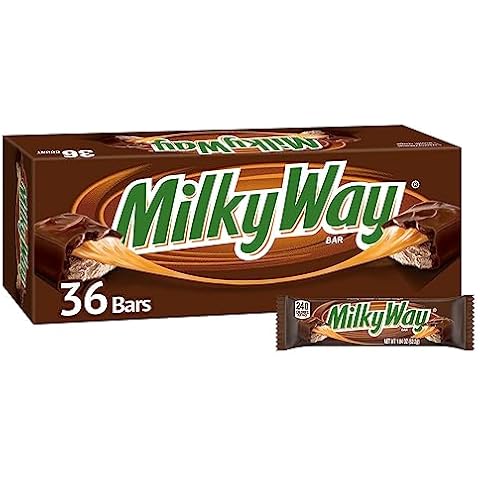 MilkyWay Candy Milk Chocolate Bars Bulk Pack, Full Size, 1.84 oz Pack of 36) Cover