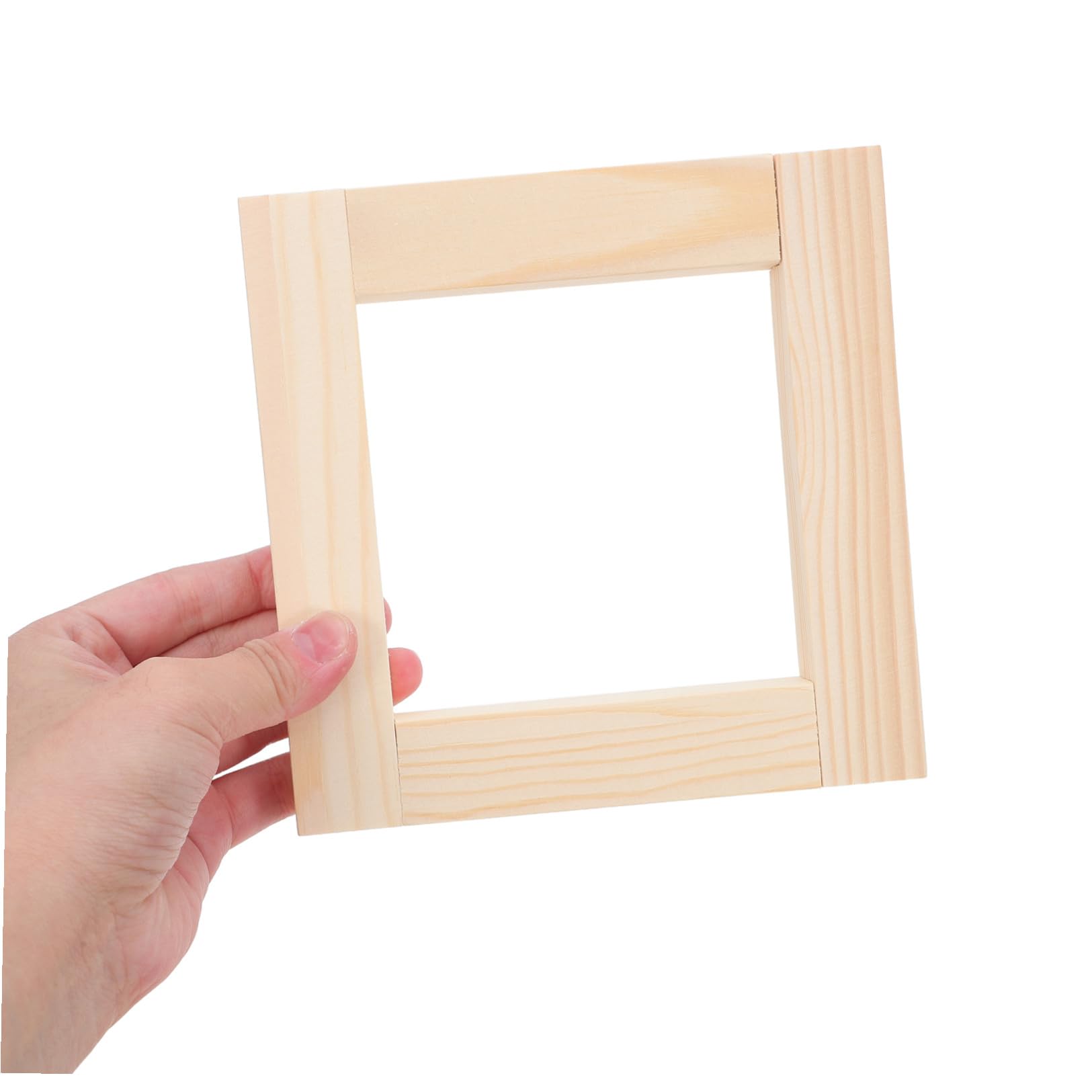 24 Szt. Wooden Stretcher Bars for Needlework Smooth Frame Rods with Thumbtacks And Screws Adjustable Tension for Cross Stitch And Embroidery