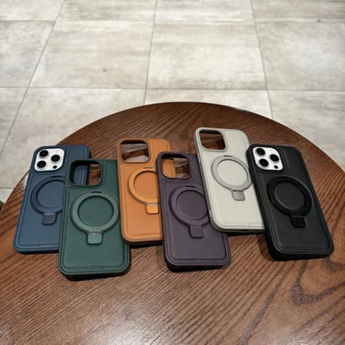 Support d'anneau magnétique étui antichoc rigide iPhone 15 Pro