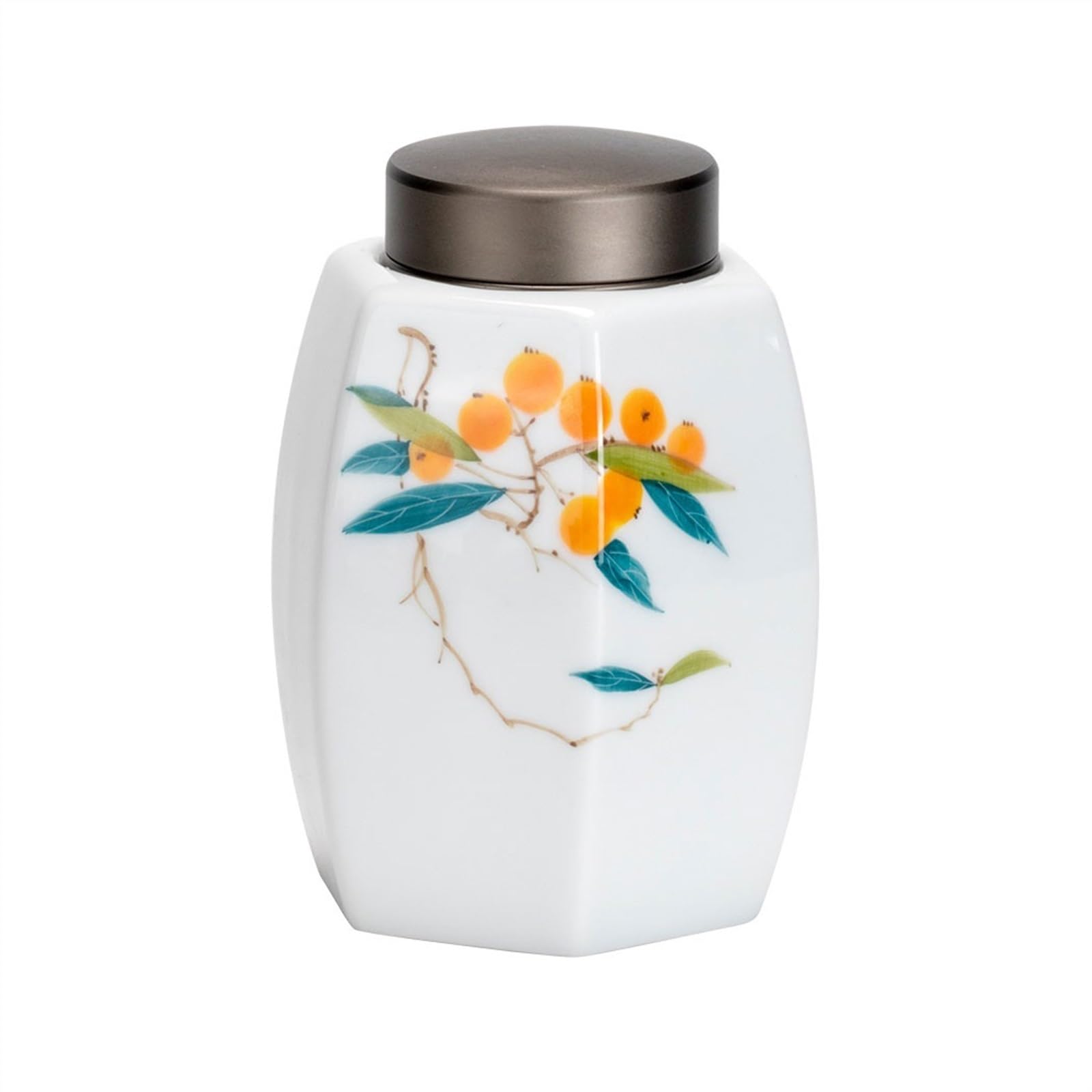 Tarro de Almacenamiento, Bote de cerámica para Almacenamiento de té, Bote para Almacenamiento de té, Bote vacío con Doble Sellado, Juego de té de Kung fu, Bote para té, Botes