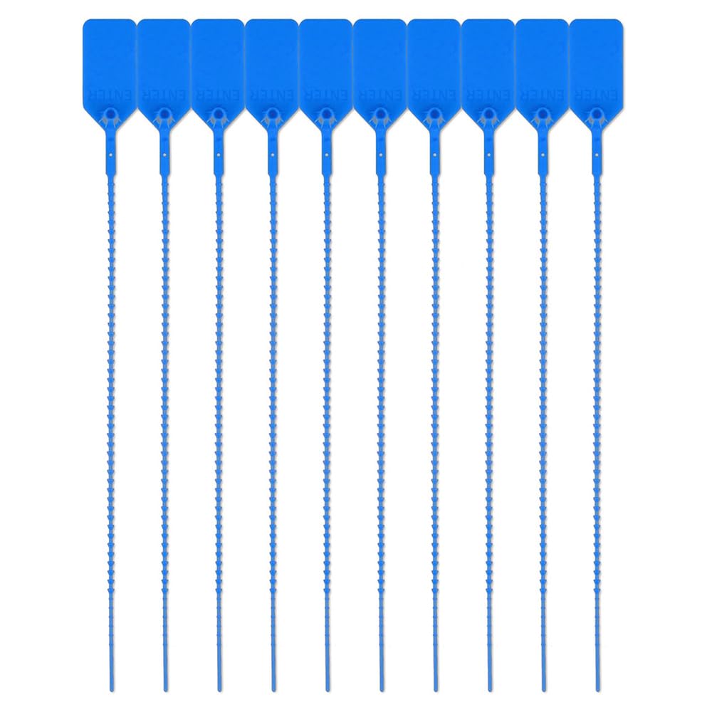 NationalFireSafetyEquipment LLC (1000 Pack) Blue Color UL Rated Non-Dated Fire Extinguisher Tamper Seals