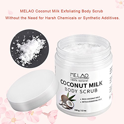 Exfoliërende bodyscrub Kokosmelk en Dode Zeezout Hydraterende hydraterende gezichtsscrub en masker door Pure Body - Image 7