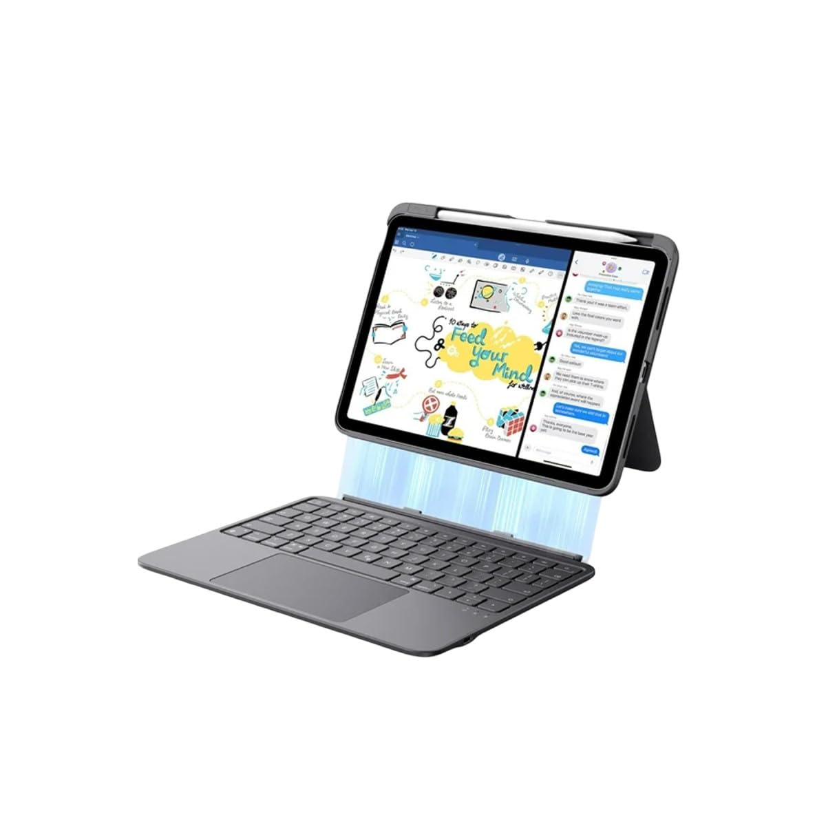 ESR for iPad (A16) 11th/10th Gen Flex Keyboard Case, Ultra-Light