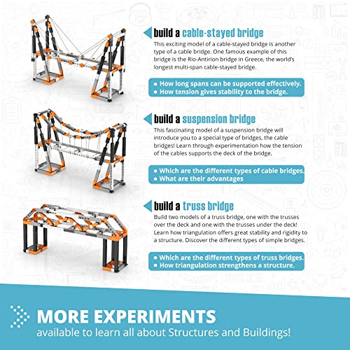 Engino - Stem Toys, Architecture Set: Eiffel Tower And Sydney Bridge - Building Toys, Educational Toys For Kids 9+, Gifts For Boys & Girls (11 Model Options) #TOP4
